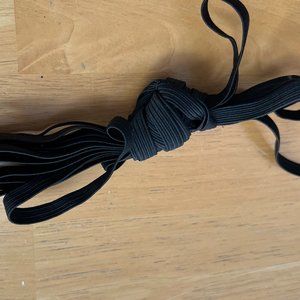 25 yard bundles of sewing elastic 5/16" Black only